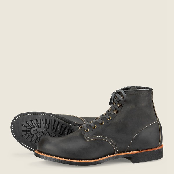 Botas Red Wing Heritage Hombre Grises Oscuro - Blacksmith - 6-Inch Rough & Tough Cuero - 170-CJMOSI